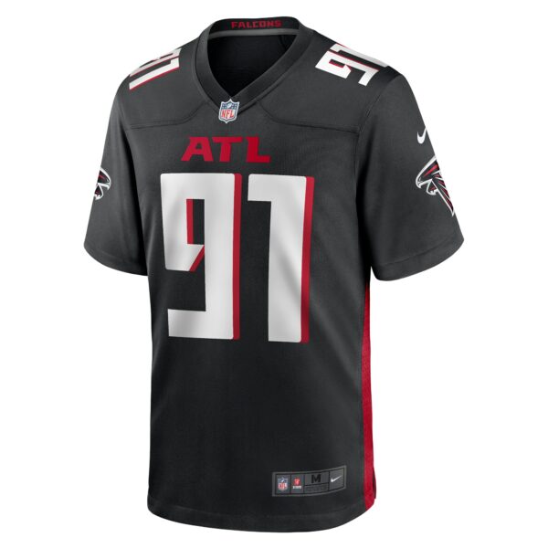 Men’s Atlanta Falcons Demone Harris Nike Black Game Jersey