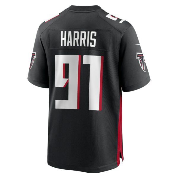 Men’s Atlanta Falcons Demone Harris Nike Black Game Jersey