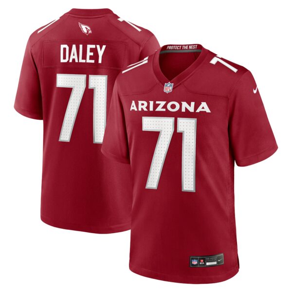 Men’s Arizona Cardinals Dennis Daley Nike Cardinal Game Player Jersey