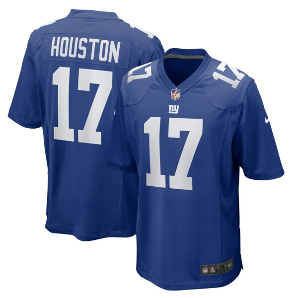 Men’s New York Giants Dennis Houston Nike Royal Team Game Jersey