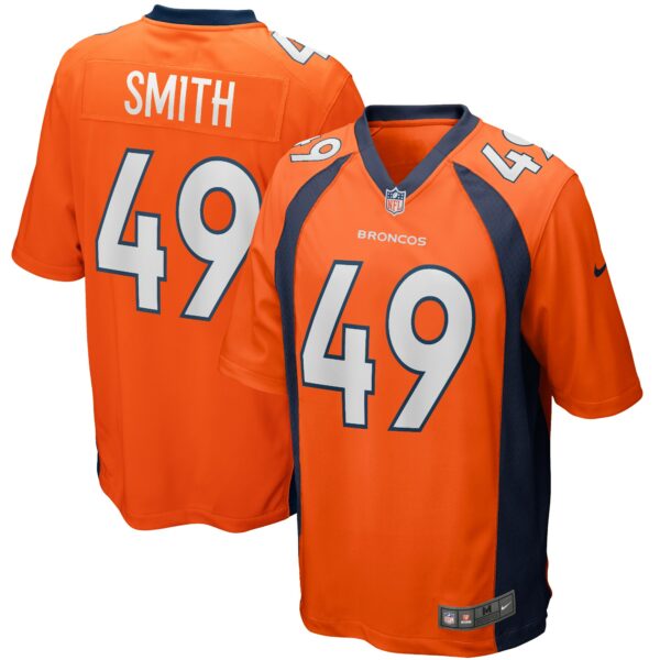 Men’s Denver Broncos Dennis Smith Nike Orange Game Retired Player Jersey