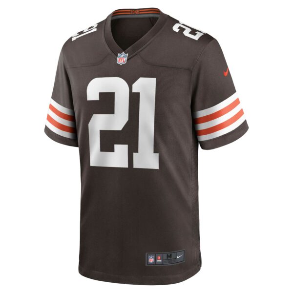 Men’s Cleveland Browns Denzel Ward Nike Brown Game Jersey