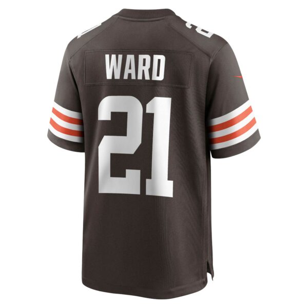 Men’s Cleveland Browns Denzel Ward Nike Brown Game Jersey