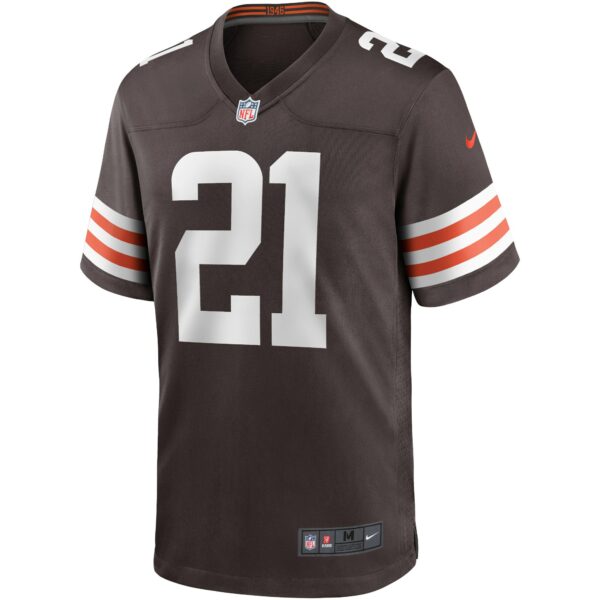 Men’s Cleveland Browns Denzel Ward Nike Brown Game Player Jersey