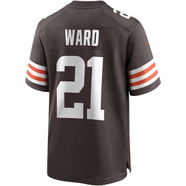 Men’s Cleveland Browns Denzel Ward Nike Brown Game Player Jersey