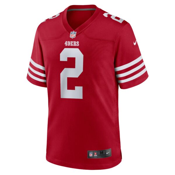 Men’s San Francisco 49ers Deommodore Lenoir Nike Scarlet Game Jersey