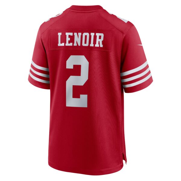 Men’s San Francisco 49ers Deommodore Lenoir Nike Scarlet Game Jersey