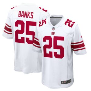 Men's New York Giants Deonte Banks Nike White Game Jersey