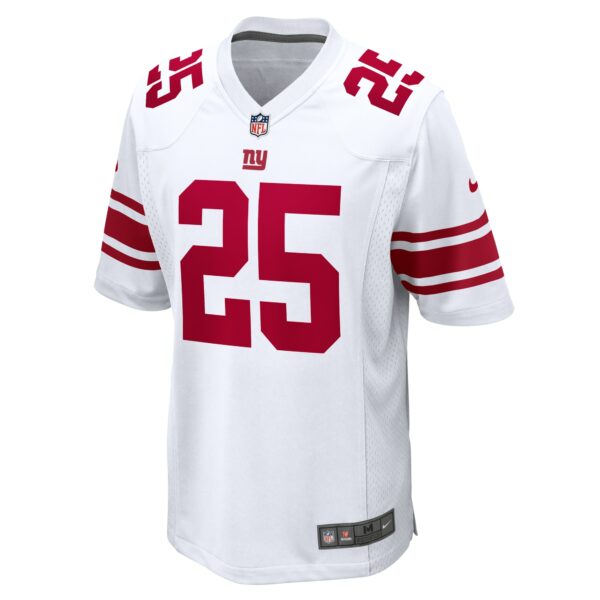 Men’s New York Giants Deonte Banks Nike White Game Jersey