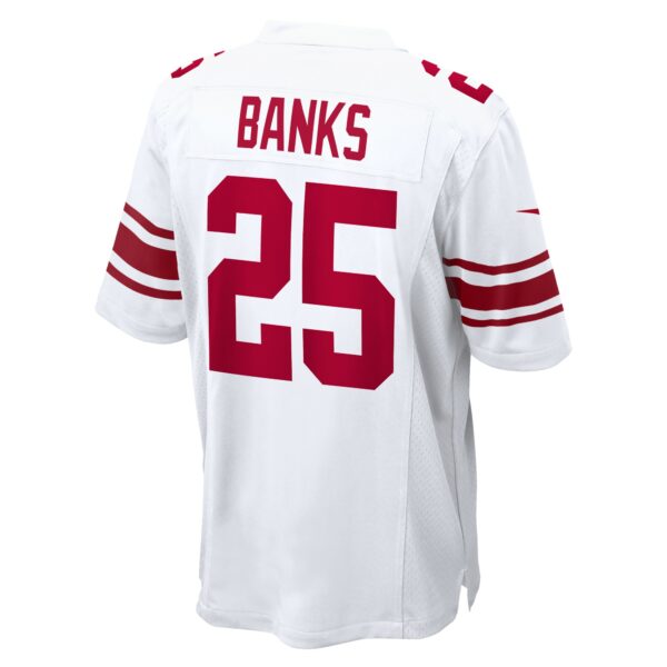 Men’s New York Giants Deonte Banks Nike White Game Jersey