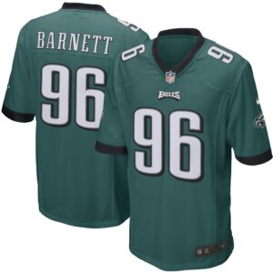 Men's Philadelphia Eagles Derek Barnett Nike Green Game Jersey