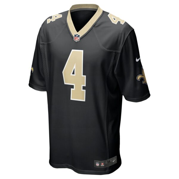 Men’s New Orleans Saints Derek Carr Nike Black Game Jersey