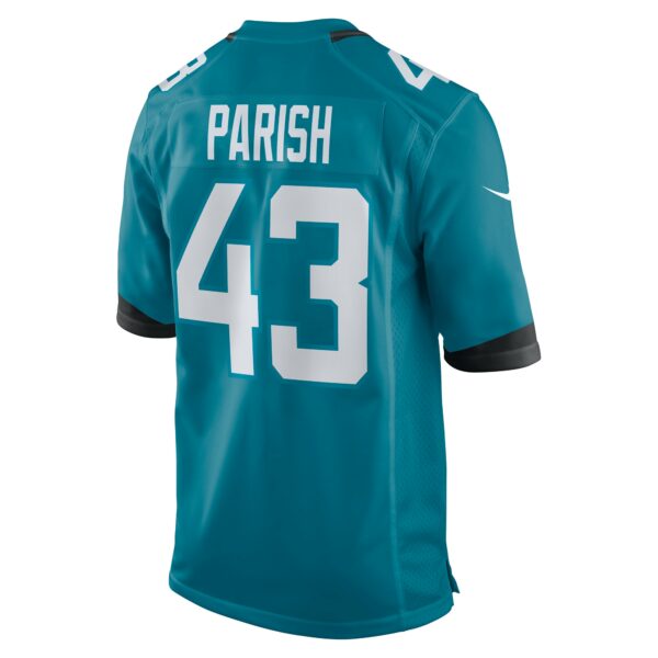 Men’s Jacksonville Jaguars Derek Parish Nike Teal Game Jersey