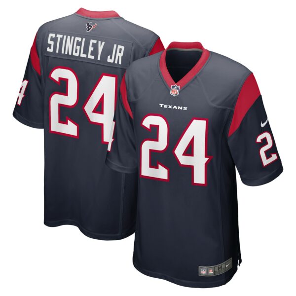 Men’s Houston Texans Derek Stingley Jr. Nike Navy Player Game Jersey