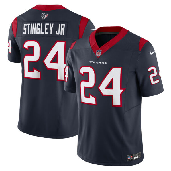 Men’s Houston Texans Derek Stingley Jr. Nike Navy Vapor F.U.S.E. Limited Jersey