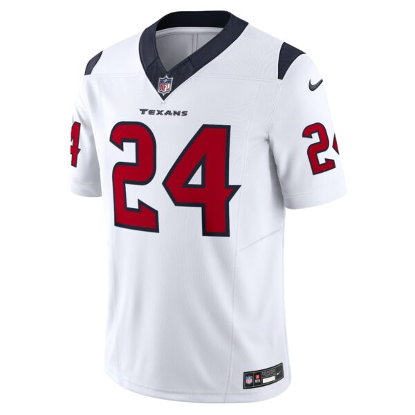 Men’s Houston Texans Derek Stingley Jr. Nike White Vapor F.U.S.E. Limited Jersey