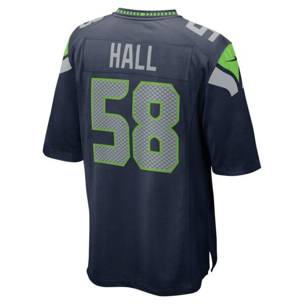 Men’s Seattle Seahawks Derick Hall Nike College Navy Game Jersey