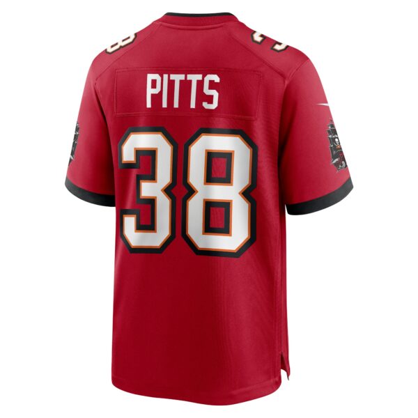 Men’s Tampa Bay Buccaneers Derrek Pitts Nike Red Game Jersey