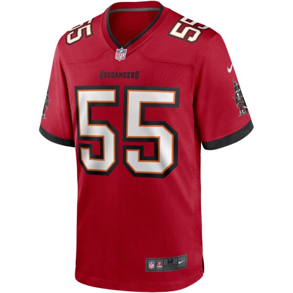 Men’s Tampa Bay Buccaneers Derrick Brooks Nike Red Game Retired Player Jersey