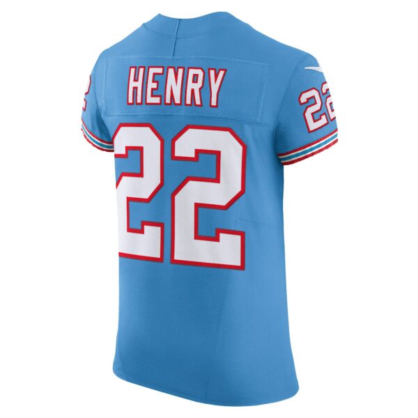 Men’s Tennessee Titans Derrick Henry Nike Light Blue Oilers Throwback Vapor F.U.S.E. Elite Jersey