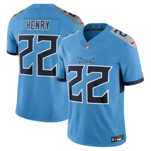 Men's Tennessee Titans Derrick Henry Nike Light Blue Vapor F.U.S.E. Limited Jersey