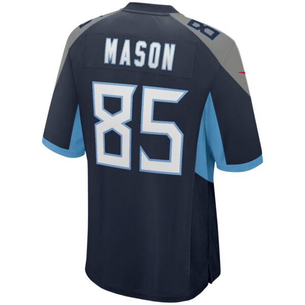 Men’s Tennessee Titans Derrick Mason Nike Navy Game Retired Player Jersey