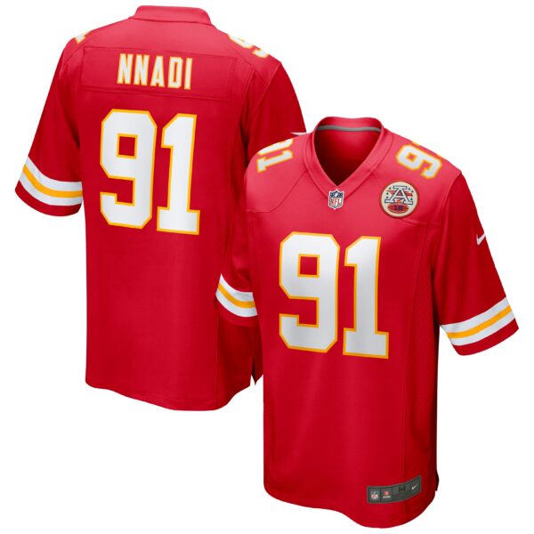 Men’s Kansas City Chiefs Derrick Nnadi Nike Red Game Jersey