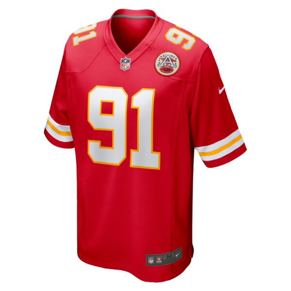 Men’s Kansas City Chiefs Derrick Nnadi Nike Red Game Jersey