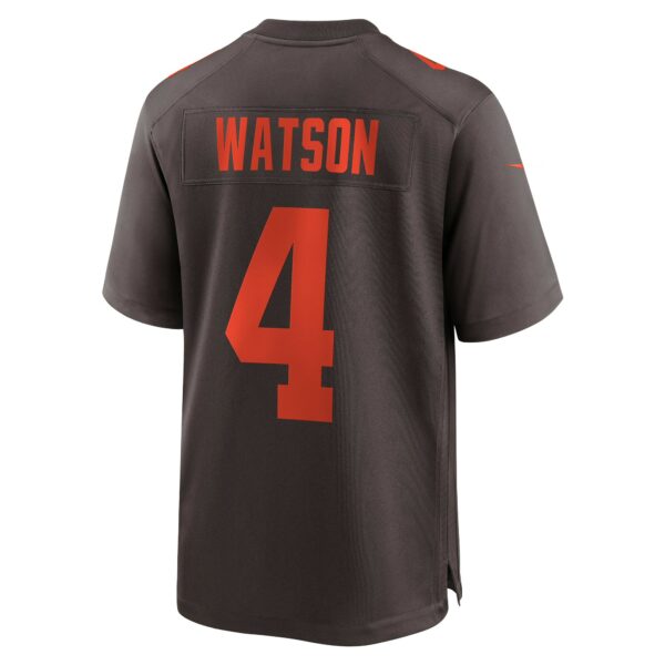 Men’s Cleveland Browns Deshaun Watson Nike Brown Alternate Game Jersey