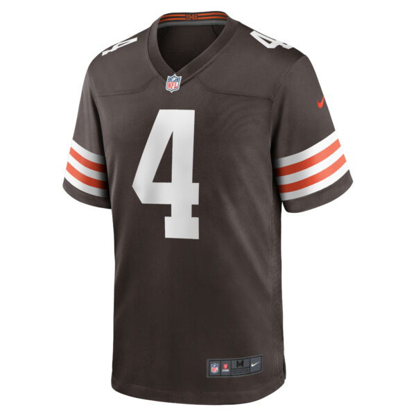 Men’s Cleveland Browns Deshaun Watson Nike Brown Game Jersey