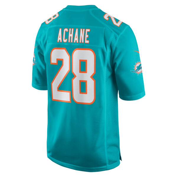 Men’s Miami Dolphins Devon Achane Nike Aqua Player Game Jersey