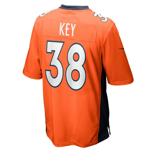 Men’s Denver Broncos Devon Key Nike Orange Team Game Jersey