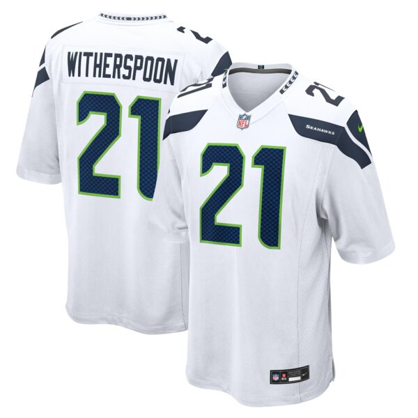 Men’s Seattle Seahawks Devon Witherspoon Nike White Away Game Jersey