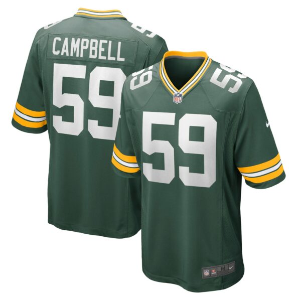 Men’s Green Bay Packers De’Vondre Campbell Nike Green Game Jersey