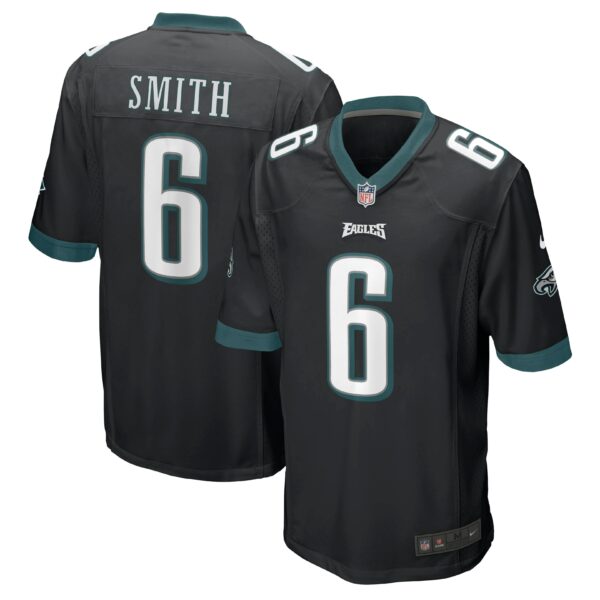 Men’s Philadelphia Eagles DeVonta Smith Nike Black Game Jersey