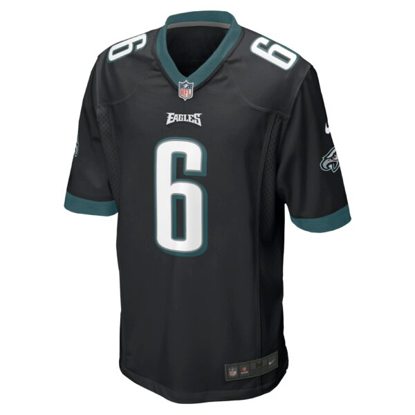 Men’s Philadelphia Eagles DeVonta Smith Nike Black Game Jersey