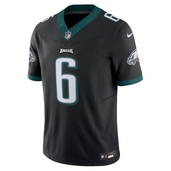 Men’s Philadelphia Eagles DeVonta Smith Nike Black Vapor F.U.S.E. Limited Jersey