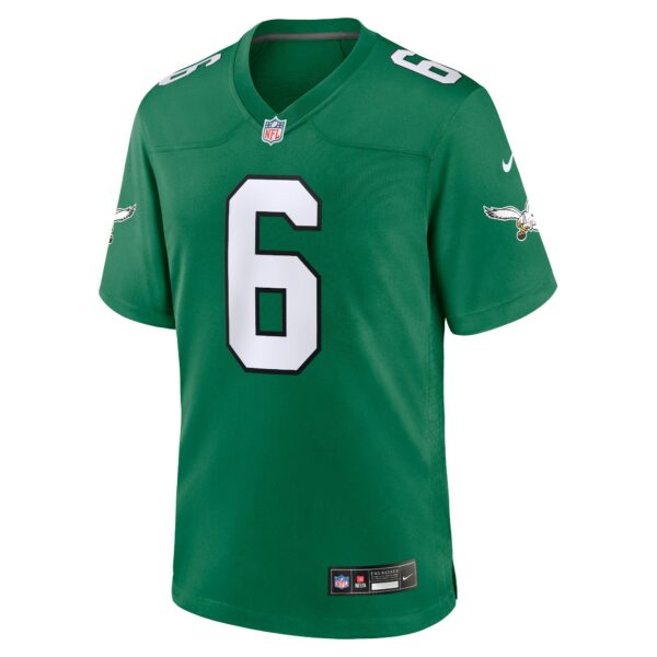 Men’s Philadelphia Eagles DeVonta Smith Nike Kelly Green Alternate Game Player Jersey