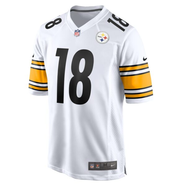 Men’s Pittsburgh Steelers Diontae Johnson Nike White Game Player Jersey