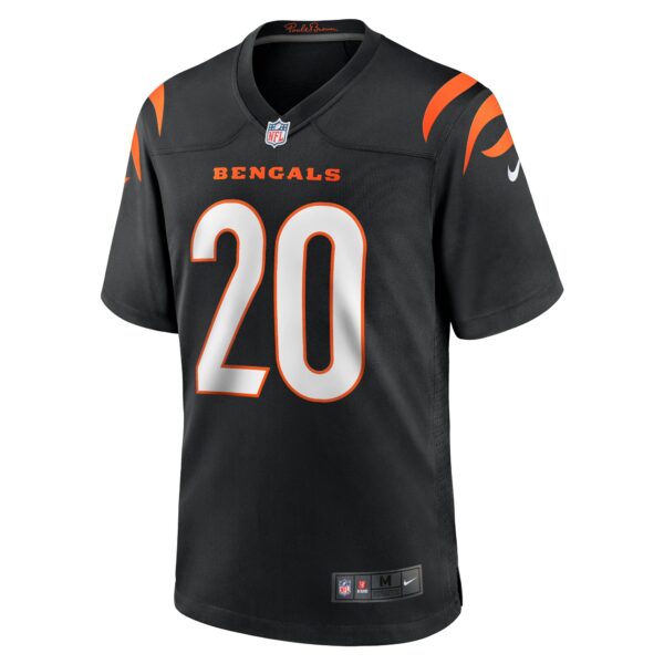 Men’s Cincinnati Bengals DJ Turner Nike Black Team Game Jersey