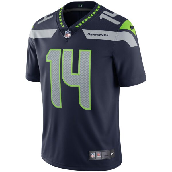 Men’s Seattle Seahawks DK Metcalf Nike College Navy Vapor Limited Jersey