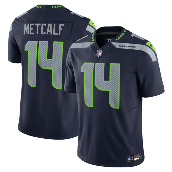 Men’s Seattle Seahawks DK Metcalf Nike Navy Vapor F.U.S.E. Limited Jersey