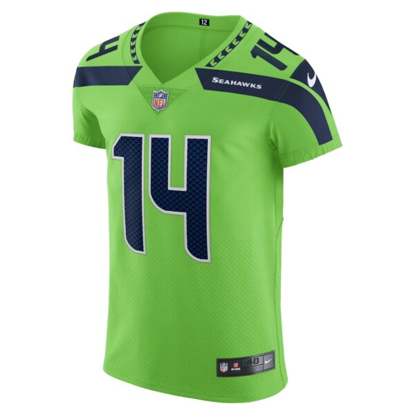 Men’s Seattle Seahawks DK Metcalf Nike Neon Green Alternate Vapor Elite Player Jersey