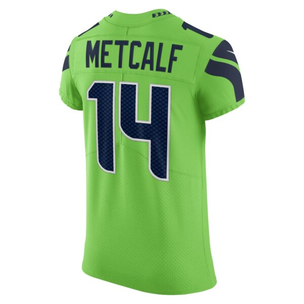 Men’s Seattle Seahawks DK Metcalf Nike Neon Green Alternate Vapor Elite Player Jersey