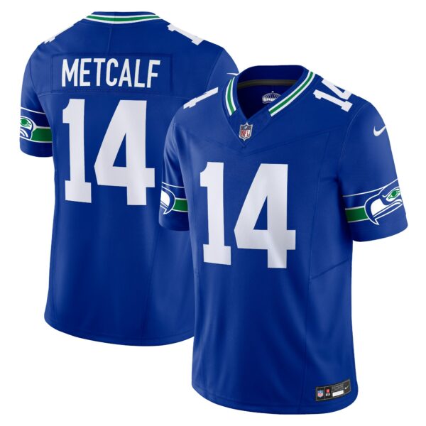 Men’s Seattle Seahawks DK Metcalf Nike Royal Vapor F.U.S.E. Limited Jersey