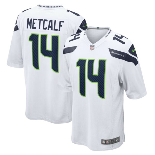 Men’s Seattle Seahawks DK Metcalf Nike White Game Jersey