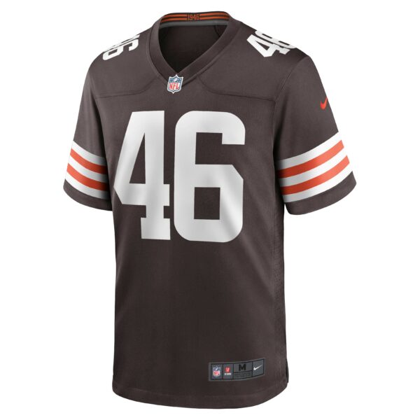 Men’s Cleveland Browns Don Fleming Nike Brown Retired Player Jersey