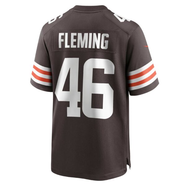 Men’s Cleveland Browns Don Fleming Nike Brown Retired Player Jersey