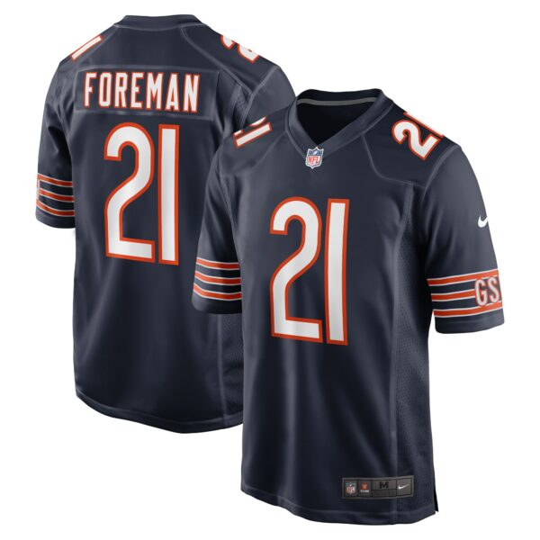 Men’s Chicago Bears D’Onta Foreman Nike Navy Game Jersey