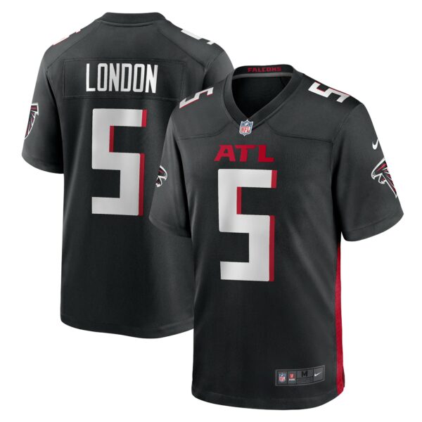 Men’s Atlanta Falcons Drake London Nike Black Player Game Jersey